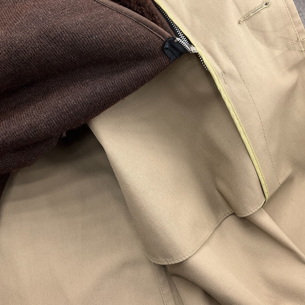 London Fog Trench Maincoats Men 42S Tan Rain Overcoat Career Classic USA VTG - Picture 8 of 15